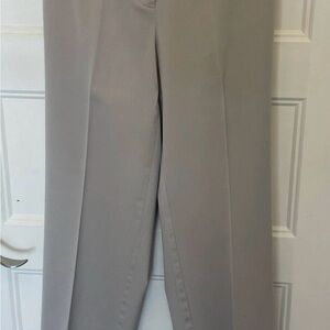 St. John Gray Straight Leg Pants